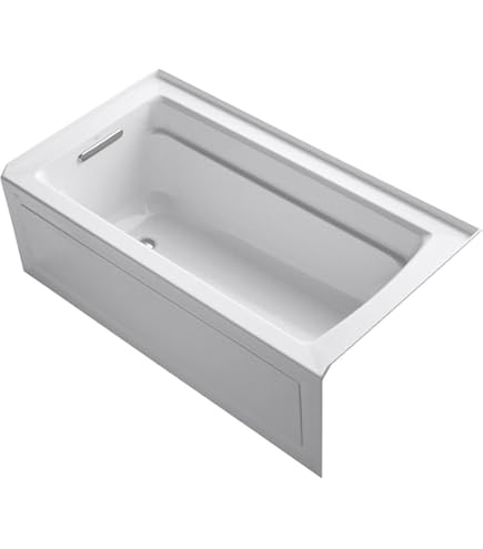 KOHLER K-1118-RA-0 Expanse 60-Inch x 30-Inch Curved Alcove
